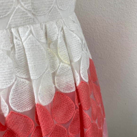 Betsey Johnson Womens Dress Size 6 Pink Appliqué Circles Fit & Flare Sleeveless - Picture 5 of 14